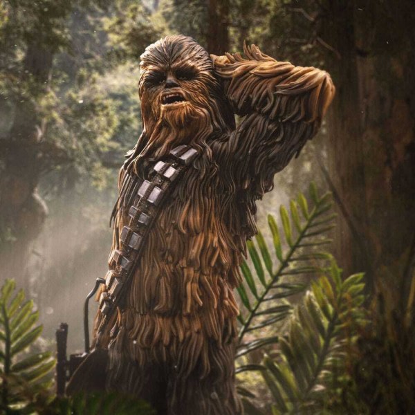 Art Scale Chewbacca et Tokkat 22 cm - Iron Studios Star Wars Épisode VI