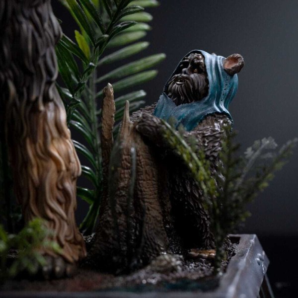 Art Scale Chewbacca et Tokkat 22 cm - Iron Studios Star Wars Épisode VI
