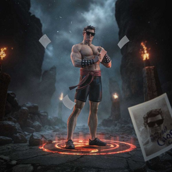 Art Scale  Johnny Cage 24 cm - Iron Studios Mortal Kombat