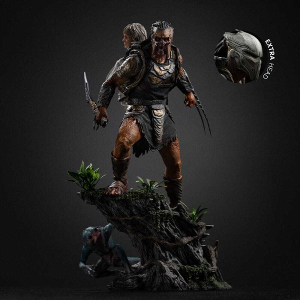 Art Scale Dek & Thia 27 cm - Iron Studios Predator : Badlands
