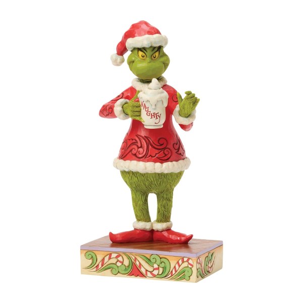 Le Grinch avec un chocolat chaud - JIM SHORE GRINCH