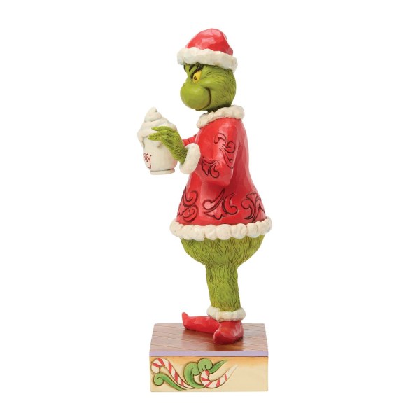 Le Grinch avec un chocolat chaud - JIM SHORE GRINCH