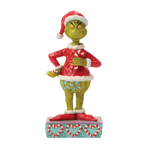Grinch avec des bonbons cassés - JIM SHORE GRINCH