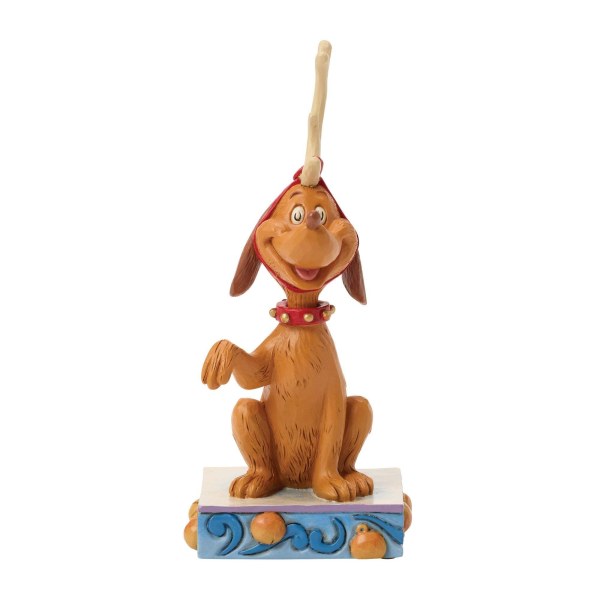 Max avec une clochette au bout de la queue - JIM SHORE GRINCH