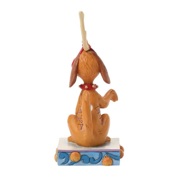 Max avec une clochette au bout de la queue - JIM SHORE GRINCH