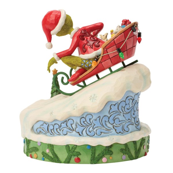 Le Grinch sur un traîneau - JIM SHORE GRINCH