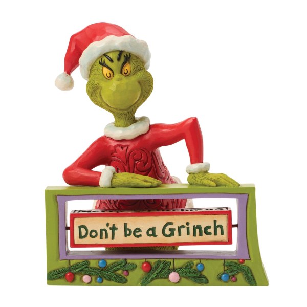 Panneau tournant du Grinch - JIM SHORE GRINCH