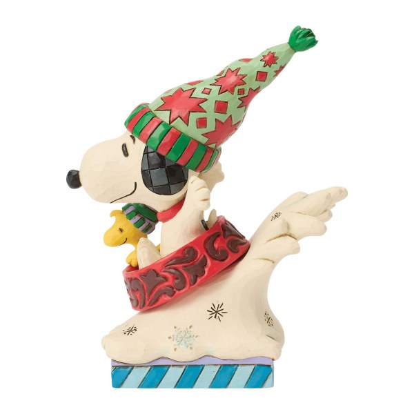 Snoopy et Woodstock glissade en luge gamelle pour chien - Peanuts