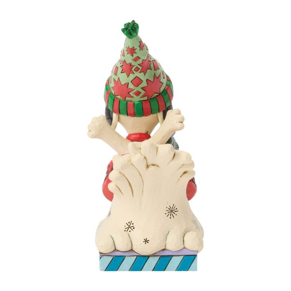 Snoopy et Woodstock glissade en luge gamelle pour chien - Peanuts