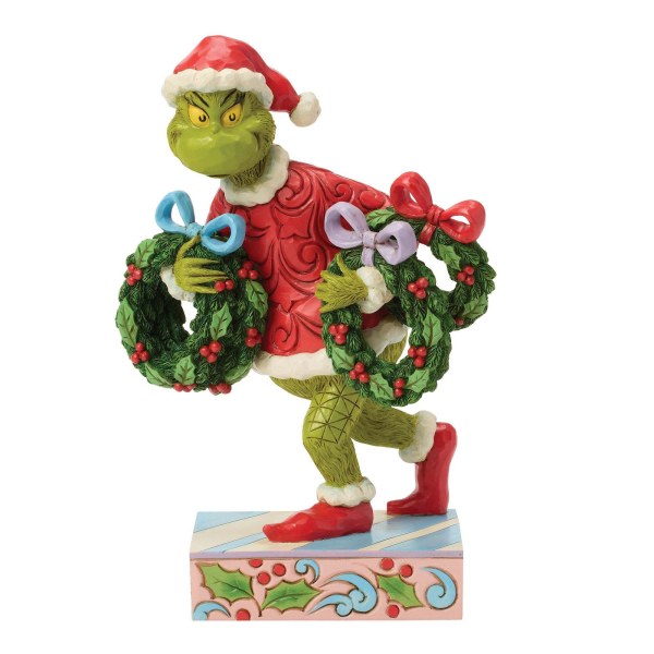 Le Grinch vole des couronnes - JIM SHORE GRINCH