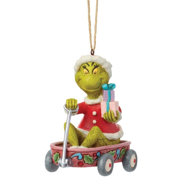 Décoration suspendue pour le chariot du Grinch - JIM SHORE GRINCH