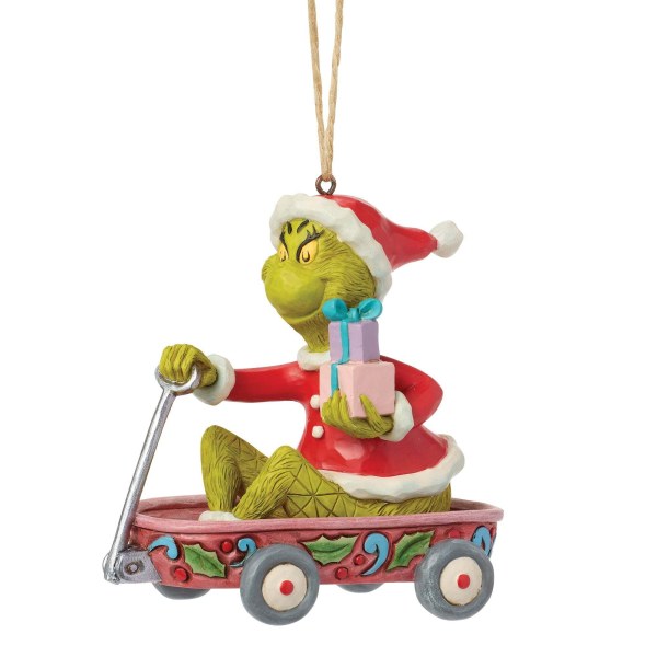 Décoration suspendue pour le chariot du Grinch - JIM SHORE GRINCH