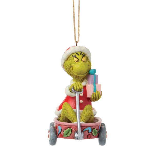 Décoration suspendue pour le chariot du Grinch - JIM SHORE GRINCH