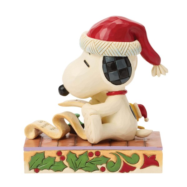 SNOOPY ET WOODSTOCK AVEC LEUR LISTE DE NOËL - PEANUTS