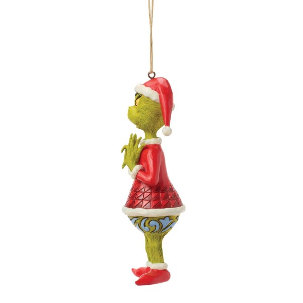 Décoration suspendue en forme de cœur avec les mains du Grinch - JIM SHORE GRINCH