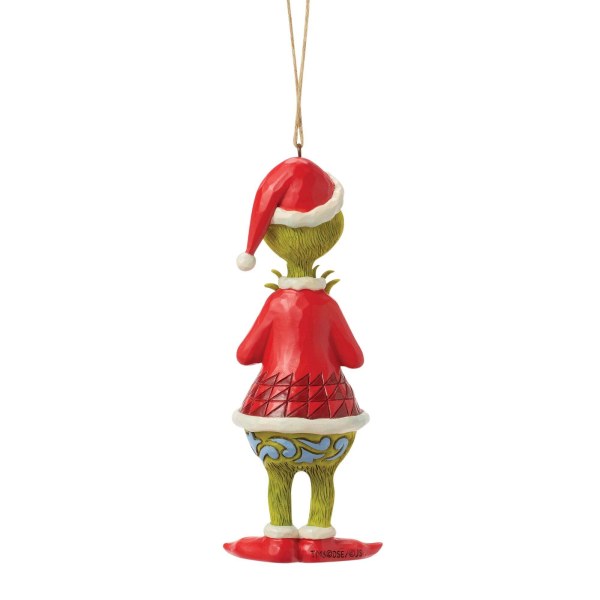 Décoration suspendue en forme de cœur avec les mains du Grinch - JIM SHORE GRINCH