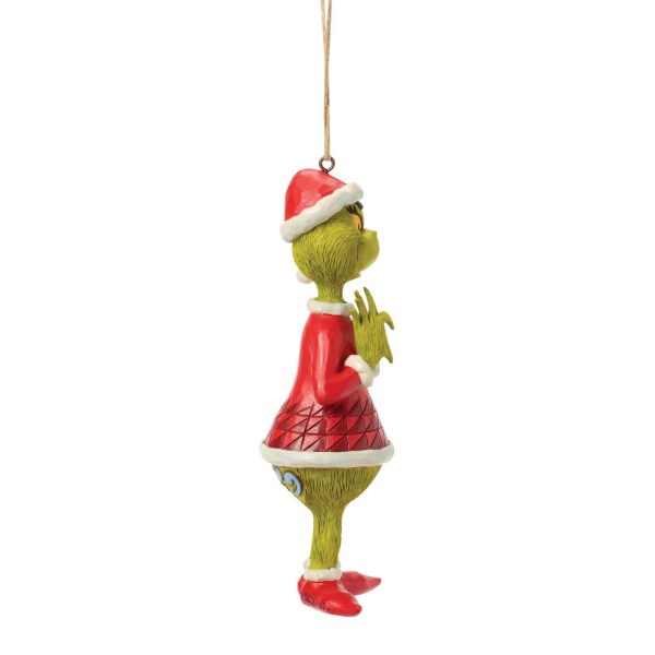 Décoration suspendue en forme de cœur avec les mains du Grinch - JIM SHORE GRINCH