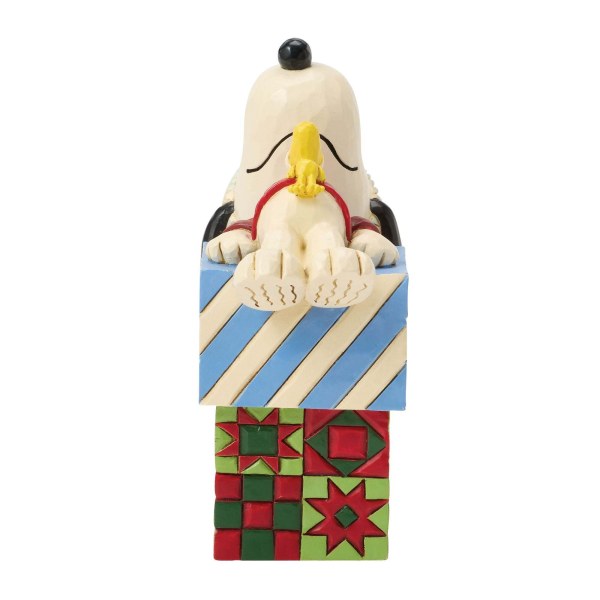 SNOOPY ET WOODSTOCK SIESTE SUR LES CADEAUX - PEANUTS