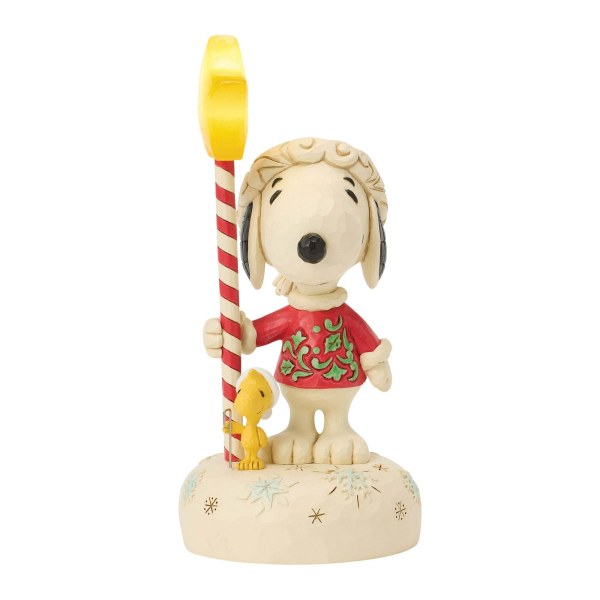 Snoopy avec son bâton étoile lumineux - Peanuts