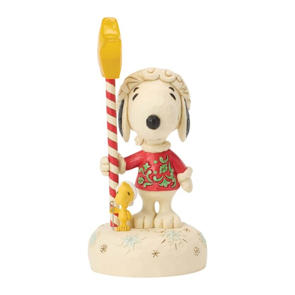 Snoopy avec son bâton étoile lumineux - Peanuts