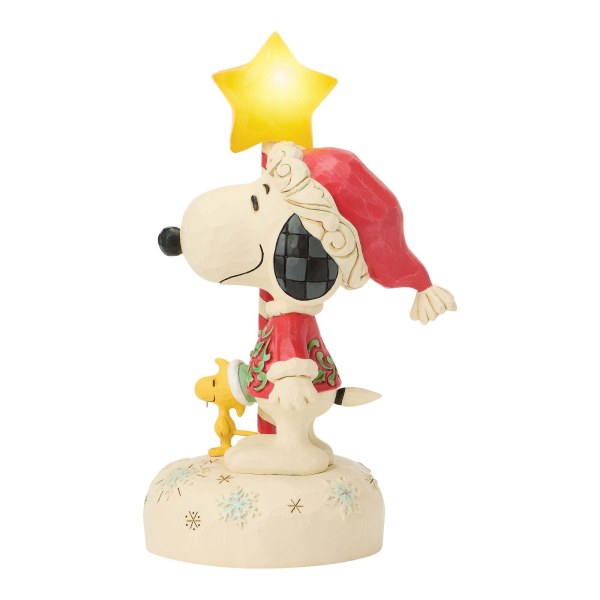 Snoopy avec son bâton étoile lumineux - Peanuts