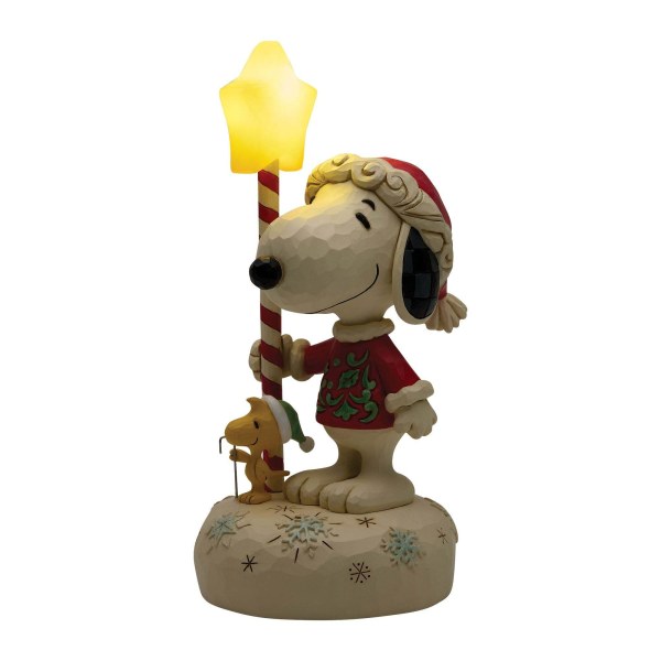 Snoopy avec son bâton étoile lumineux - Peanuts