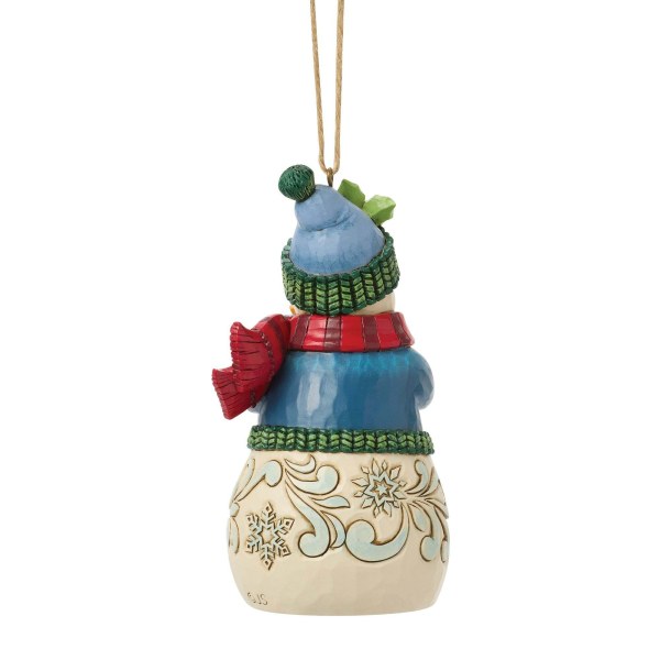 Bonhomme de neige avec des cadeaux, ornement suspendu - Heartwood Creek