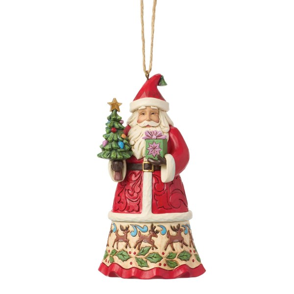 Père Noël avec des cadeaux, décoration suspendue - Heartwood Creek
