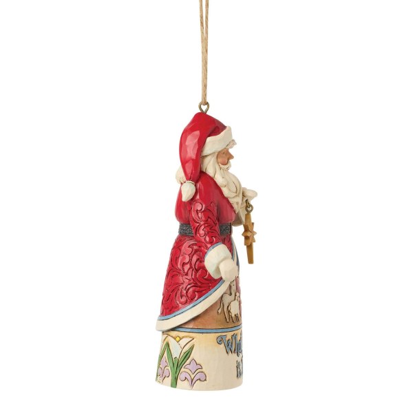 ornement suspendu du père Noël - Heartwood Creek