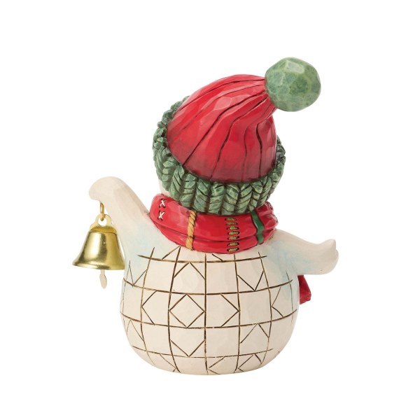 Petit bonhomme de neige avec clochette - Heartwood Creek