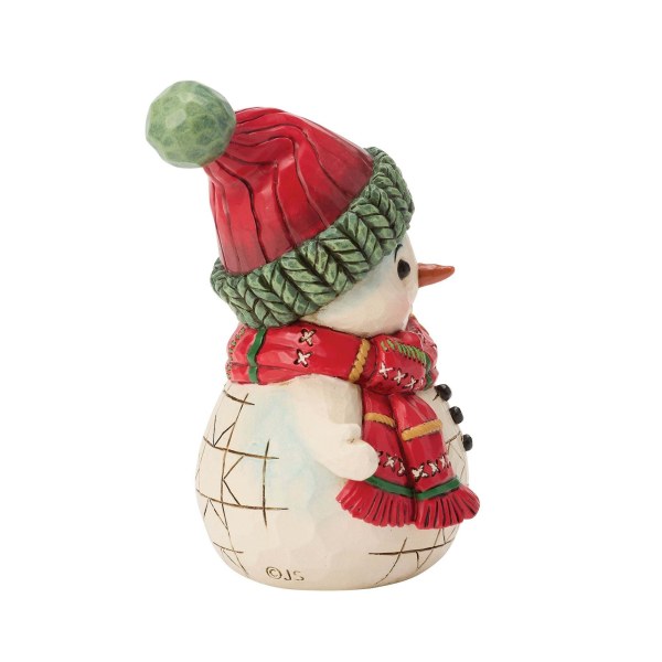 Petit bonhomme de neige avec clochette - Heartwood Creek