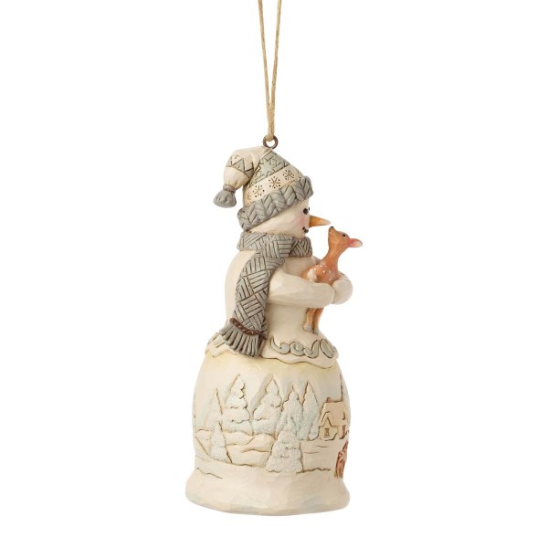 Ornement suspendu Bonhomme de neige WhiteWoodland - Heartwood Creek