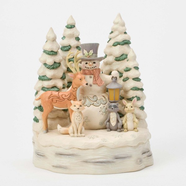 Bonhomme de neige blanc avec forêt - Heartwood Creek
