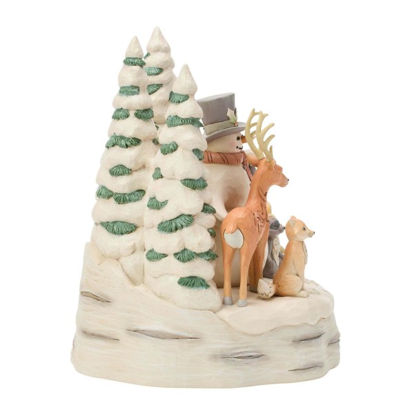 Bonhomme de neige blanc avec forêt - Heartwood Creek