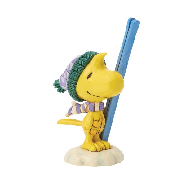 WOODSTOCK AVEC DES SKIS - PEANUTS