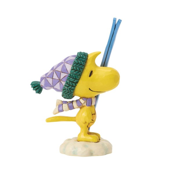 WOODSTOCK AVEC DES SKIS - PEANUTS