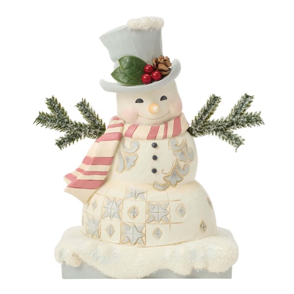 Bonhomme de neige de WhiteWoodland avec un chapeau givré - Heartwood Creek