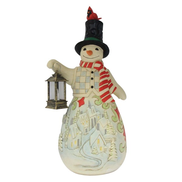 Statue de bonhomme de neige avec LED - Heartwood Creek