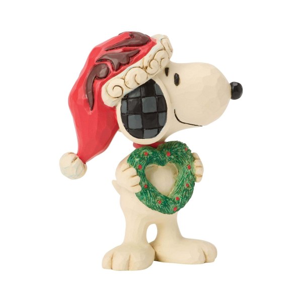 MINI SNOOPY AVEC COURONNE CŒUR - PEANUTS