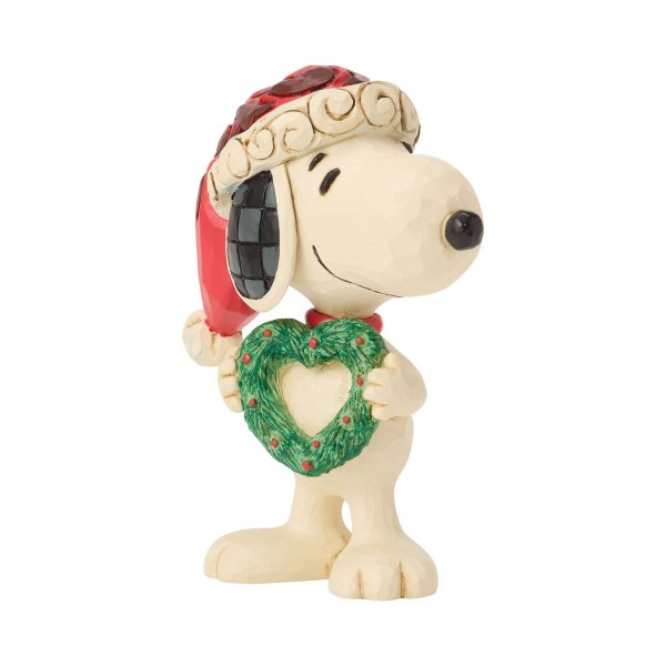 MINI SNOOPY AVEC COURONNE CŒUR - PEANUTS