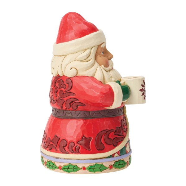 Le Père Noël boit du chocolat chaud - Heartwood Creek