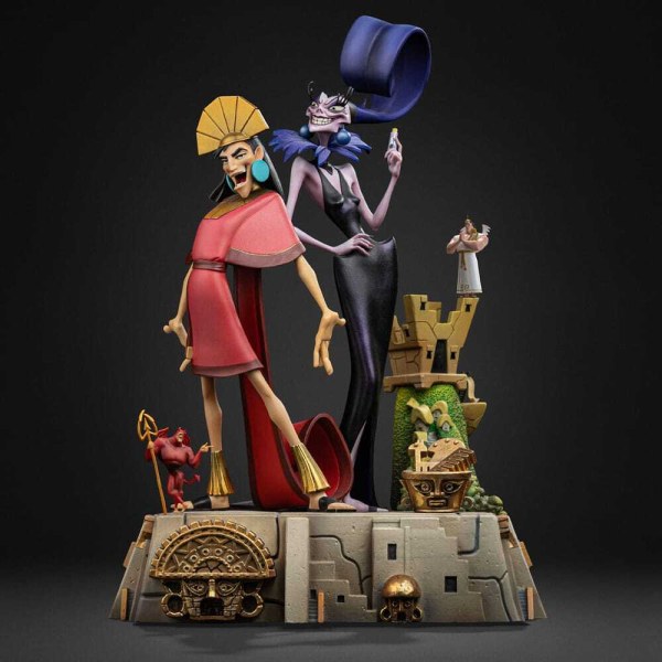 Art Scale Deluxe Kuzko et Yzma 28 cm - Iron Studios Kuzco