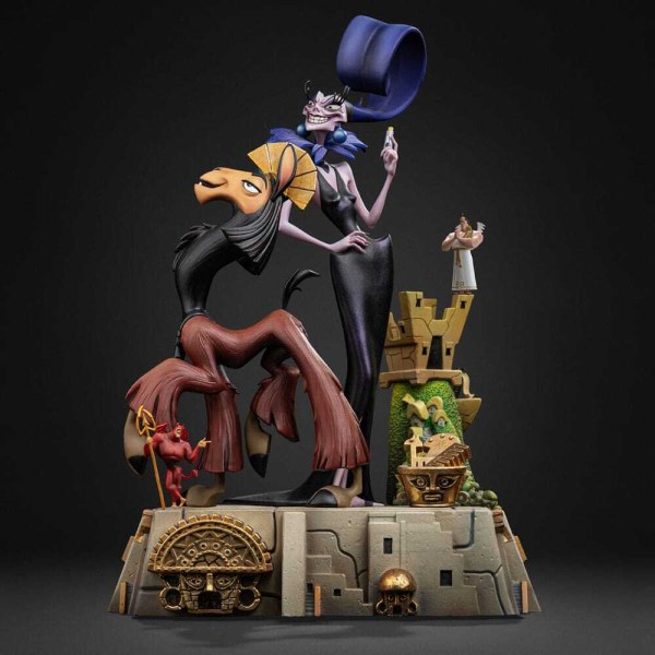 Art Scale Deluxe Kuzko et Yzma 28 cm - Iron Studios Kuzco