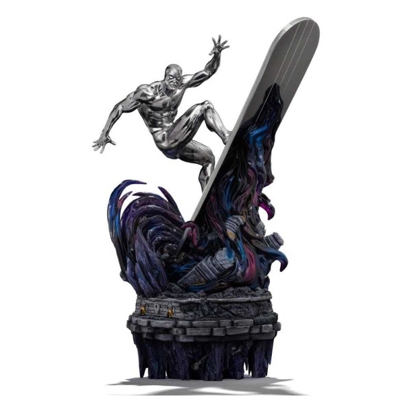 Art Scale Deluxe Diorama du Surfeur d'argent 36 cm - Marvel Comics Infinity Gauntlet