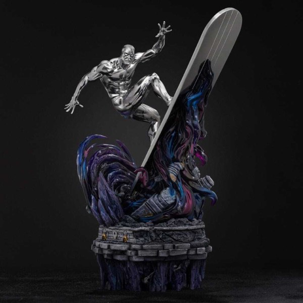 Art Scale Deluxe Diorama du Surfeur d'argent 36 cm - Marvel Comics Infinity Gauntlet