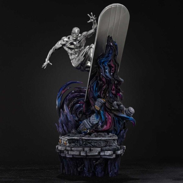 Art Scale Deluxe Diorama du Surfeur d'argent 36 cm - Marvel Comics Infinity Gauntlet