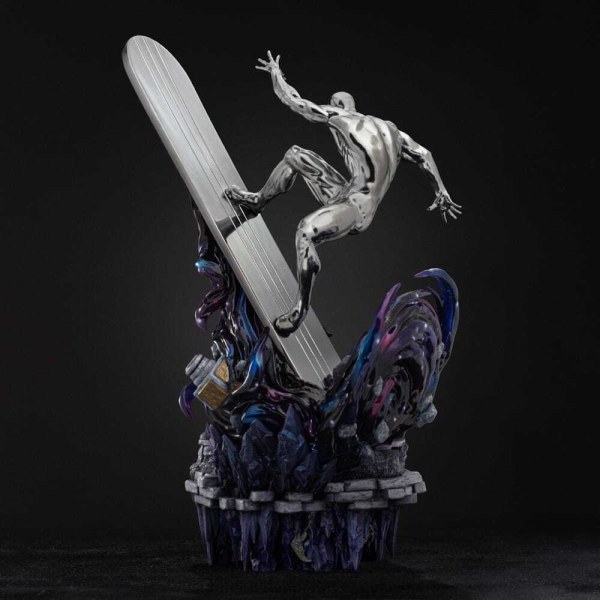 Art Scale Deluxe Diorama du Surfeur d'argent 36 cm - Marvel Comics Infinity Gauntlet