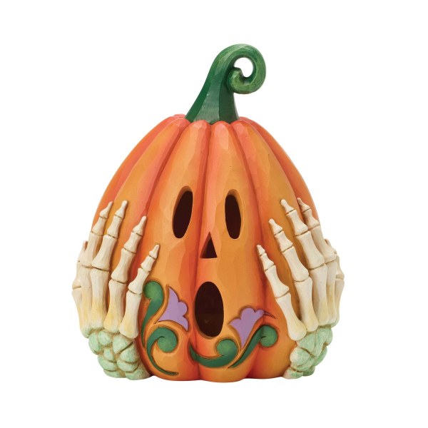 JACK O'LANTERN AVEC MAINS DE SQUELETTE LED - HEARTWOOD CREEK