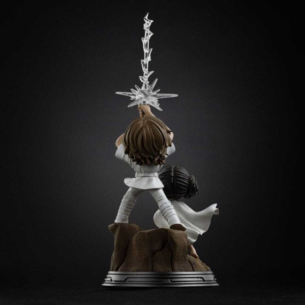 Figurine Mini Co. Luke et Leia 30 cm - Iron Studios Star Wars