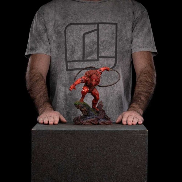 Art Scale Red Bête Man (Exclusivité 2024) 23 cm - Iron Studios Les Maîtres de l'univers